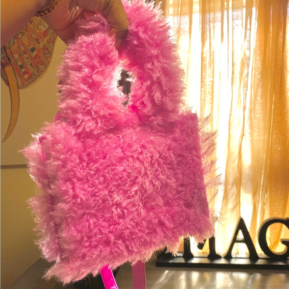Pink mini purse